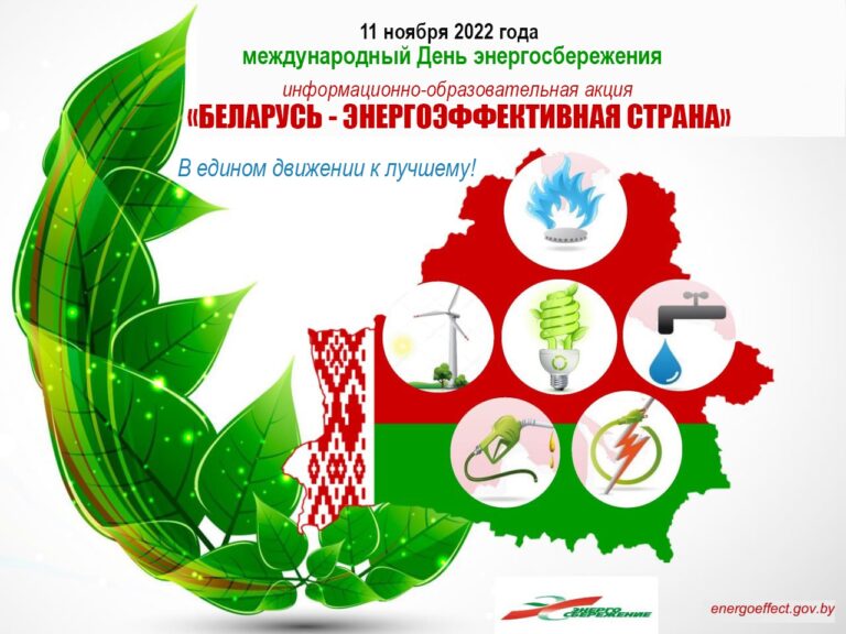 Департамент по энергоэффективности объявляет о старте республиканской акции «Беларусь – энергоэффективная страна»