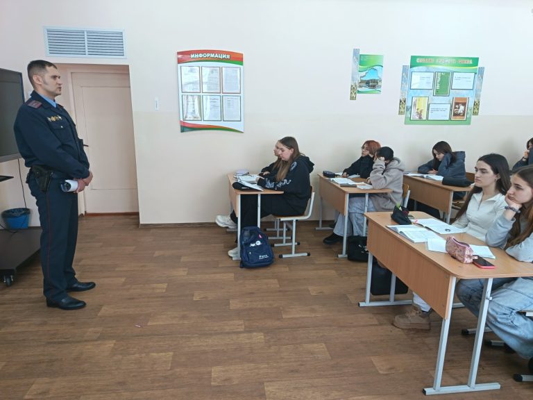 Встреча обучающихся с инспектором ИДН ОВД